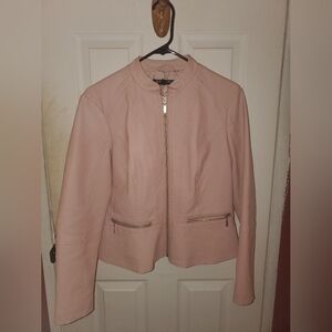 Baccini Blush Leather Jacket